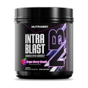 NutraBio Intra Blast Bcaaの粉のアミノ酸の補足、電解質及び水和のブレンド、Intraのプレワークアウト及び筋肉回復、20g Eaaaのアミノ酸の粉、5gグルタミン ブドウの果実のクラッシュ、30のサービング
