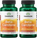 Swanson Beta-Carotene Vitamin A 25000 IU Skin Eye Immune System Health Antioxidant Support 7500 mcg 300 Softgels Count (2 Pack)