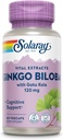 SOLARAY Ginkgo Biloba Extract with Gotu Kola - 脳の健康サポートのためのGinko Bilobaカプセル - ビーガン、Lab Verified、60日間保証 - 60の給餌、60ベジキャップ(60ベジキャップ)