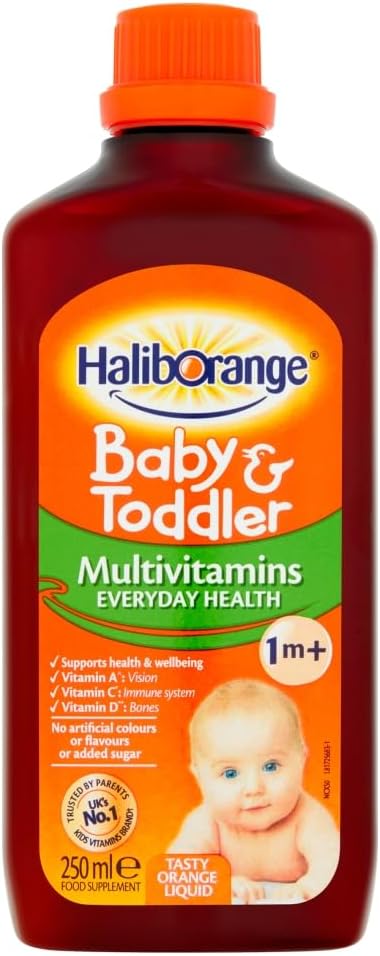 Haliborange すべての自然なオレンジ色の味のMultivitamniの液体