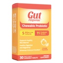 男性及び女性のためのChewable Probioticは、消化管の老化、Boostsの免疫システム、非GMOのグルテンフリー及び大豆放します、5つのビリオンCFU、30のChewableタブレット、オレンジ味を遅らせます