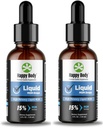 HAPPY BODYの液体MSMは液体MSMの補足の最も高いMSMの内容を低下させます。 口腔および Topical 適用のための理想 - 1 x 4 の fl。 oz のびん(2 のパック)