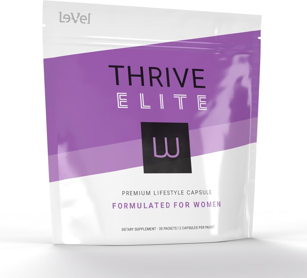 Le-Vel Thrive Eliteライフスタイルカプセル - 栄養補助食品、30カウント(ビタミンB2、60カプセル)