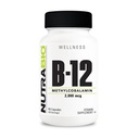 NutraBioメチルB-12ビタミンサプリメント、2000mcg - 細胞の健康とウェルネス、90野菜カプセルを促進