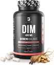DIM Supplement 400 mg with Myo & D-Chiro Inositol, Dong Quai - PCOS Supplements – Hormone Balance for Women – Fertility Supplements – Inositol Supplement - 240 Caps