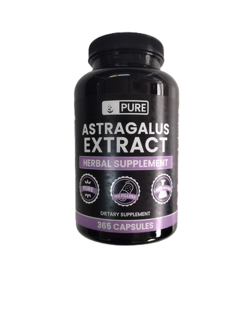 純粋な元の原料のAstragalus (365のカプセル)マグネシウムか米の注入口無し、常に純粋、実験室は確認しました