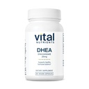 ヴィタル栄養素 DHEA 25mg | ヴィーガンマイクロナイズドDHEAサプリメント for Women & Men | サポート ホルモンバランス | ヘルシーな砂糖・ミネラルの代謝 | グルテン、酪農場、大豆フリー | 60カプセル