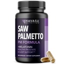 Melatonin 3mgの男性のためのPalmetto PM - 膀胱と睡眠サポートのためのナイトタイム前立腺の健康サプリメント - 尿頻度を削減 - 200カウント - ビーガン、非GMOカプセル - 6ヶ月以上の供給