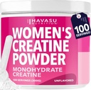 女性のためのクレアチン - 女性のためにフォーミュレート - 3g Micronizedクレアチン単水化エネルギー、リーンマッスルマス、およびメンタルクラリティ - 不燃、ビーガン、非GMO、100サービング
