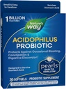 Nature's Way Acidophilus Probiotic Pearls、Digestive Balance & Gut Healthをサポート、Occasional constipationとBloating*、Billion Culture、30 Softgelsを削減