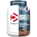 Dymatize ISO100の加水分解蛋白質の粉、100%のWheyの隔離蛋白質、蛋白質の25g、5.5g BCAAsのグルテンフリー、速い吸収、容易な消化、グルメ チョコレート、3ポンド(42のサービング)