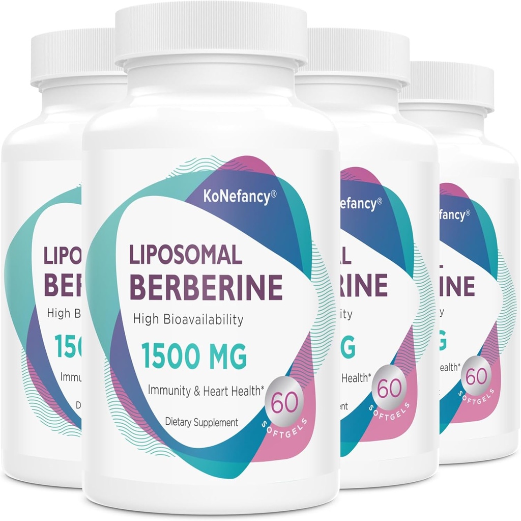 Liposomal Berberineの補足1500mg -女性および人のAMPKの心臓血管の健康、砂糖なし、非GMO、240のSoftgelsのための高いBioavailability Berberine HCLのカプセル