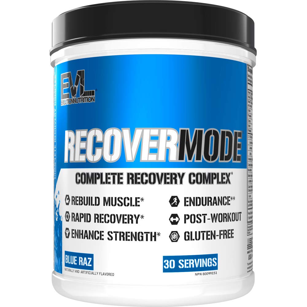Evlution Nutritionは、BCAA、免疫サポート、ビタミンC、D&E、電解液、水和、クレアチン、グルタミン、ベータアラニン、L-カルニチン、30セルブ、ブルーラズでモードを回復させます
