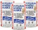Yerba Prima の syllium の腰, 12 の ウンス (パック 3) - 規則性のための全殻繊維の補足, コロンクレンジング, 腸の健康のための自然なサポート, 非 GMO, グルテンフリー, 完全菜食主義者の, 甘味料なし