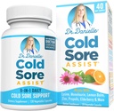 リジンとレモンバームのベストコールドソアサプリメント - Dr. Danielle Cold Sore Assist - 120カプセル