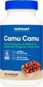 Nutricost Camu Camu 1000mg、120カプセル - CCOFは、有機、非GMO、グルテンフリーで作られた認証