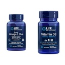 ライフエクステンションスーパーオメガ-3プラスEPA / DHAフィッシュオイル、セサメリガン&ビタミンD3 125 mcg(5000 IU)、骨の健康、脳性能