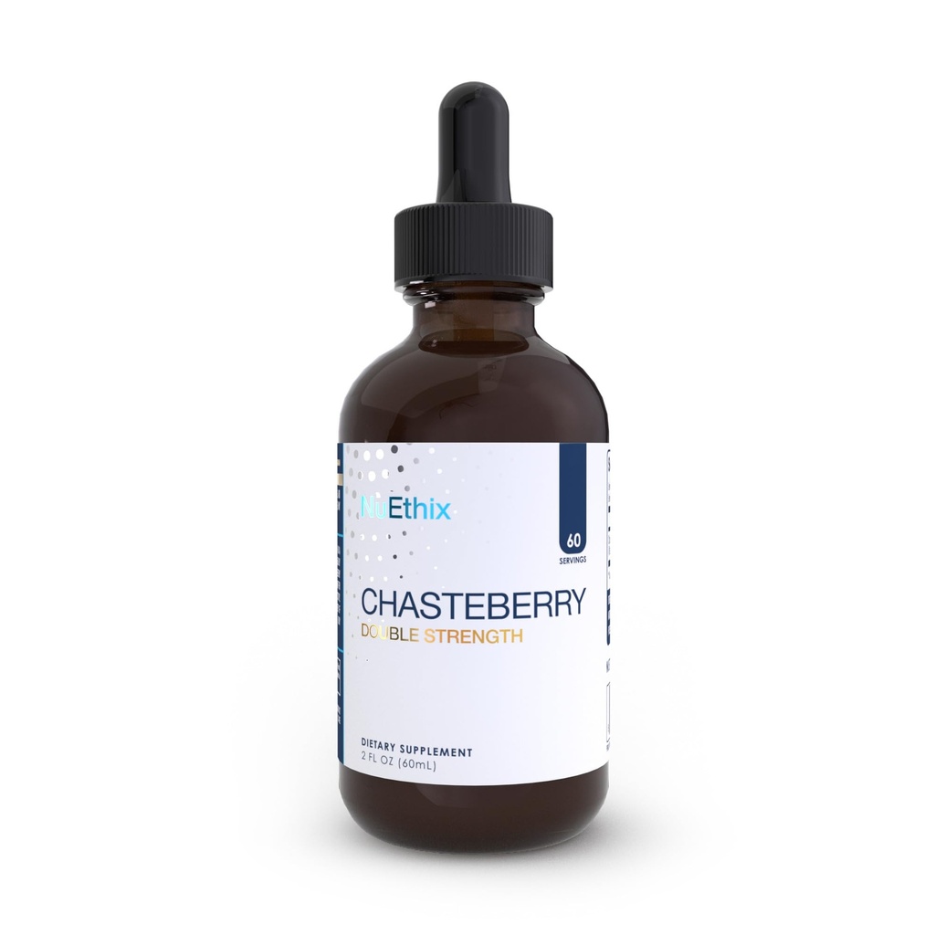 NuEthixの公式のChasteberryの倍強さ50mg、5月の助けのバランスのエストロゲンの優位性および5月の助けサポート月経周期、60のサービング
