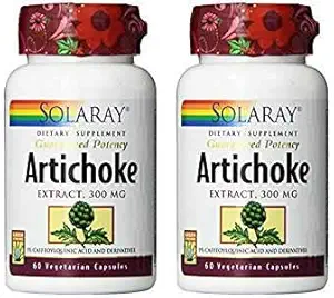 Solarayアーティチョークリーフエキス、300mg、60カウント(2パック)