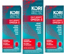 Kori Krillオイルオメガ3の優秀な吸収オイルの補足、EPA及びDHA、600のmg、180のSoftgels