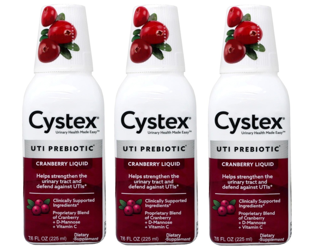 Cystexの尿の健康維持クランベリー7.6 Fl Oz (パッケージ3)