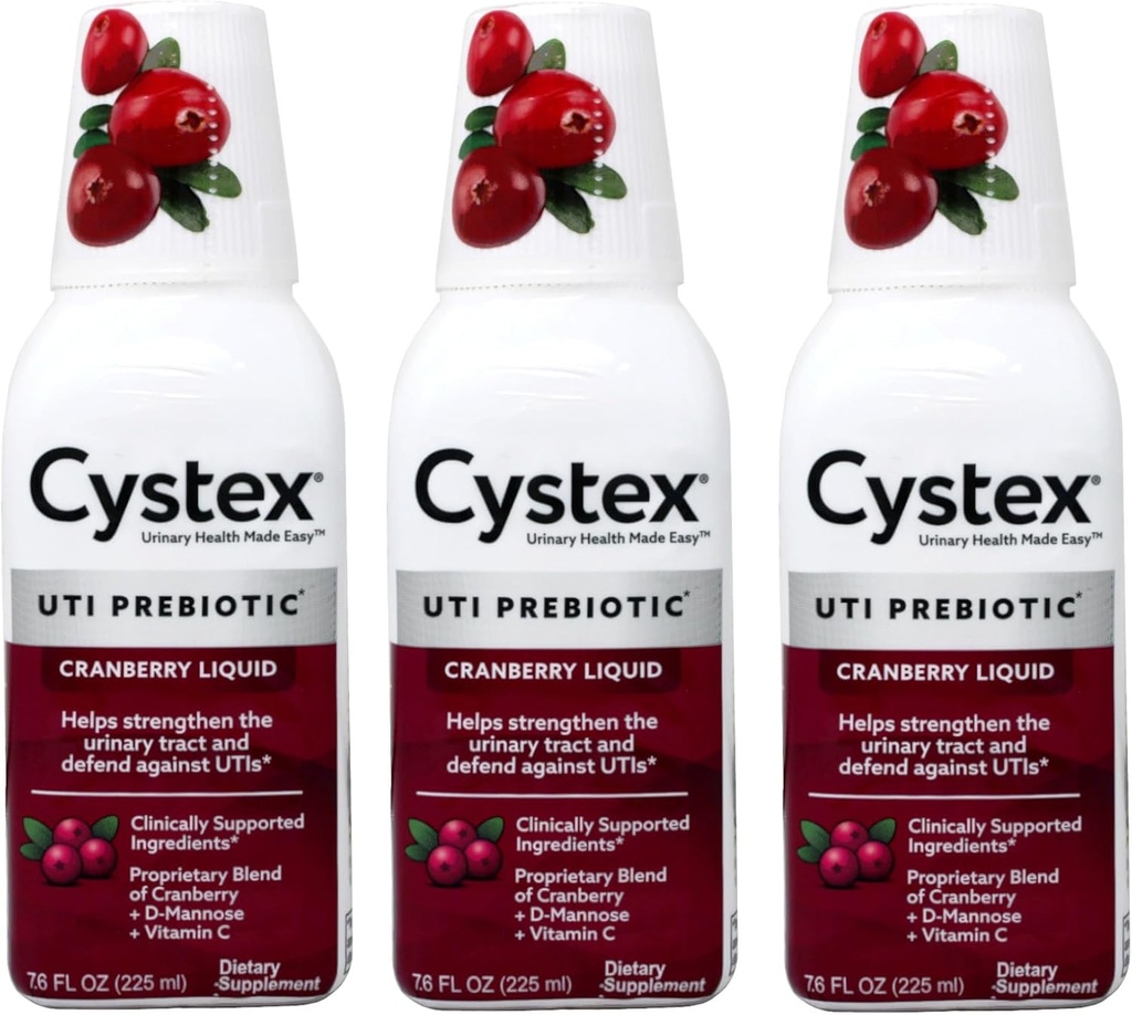 Cystexの尿の健康維持クランベリー7.6 Fl Oz (パッケージ3)