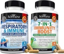 BioSchwartzの呼吸器及び免疫の肺サポート補足Quercetin (1か月の供給)のプラス7の1つの免疫サポート補足の酸化防止剤(2か月の供給)
