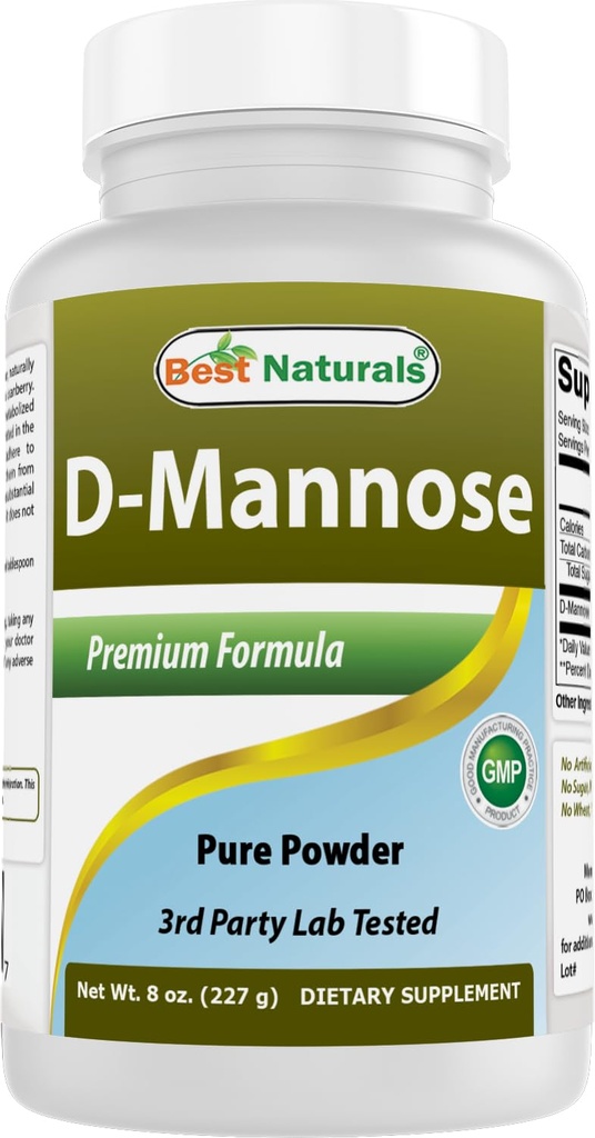 最高の自然 D マンノース 純粋な粉 - 尿路のクレンジング サプリメント - 8 OZ