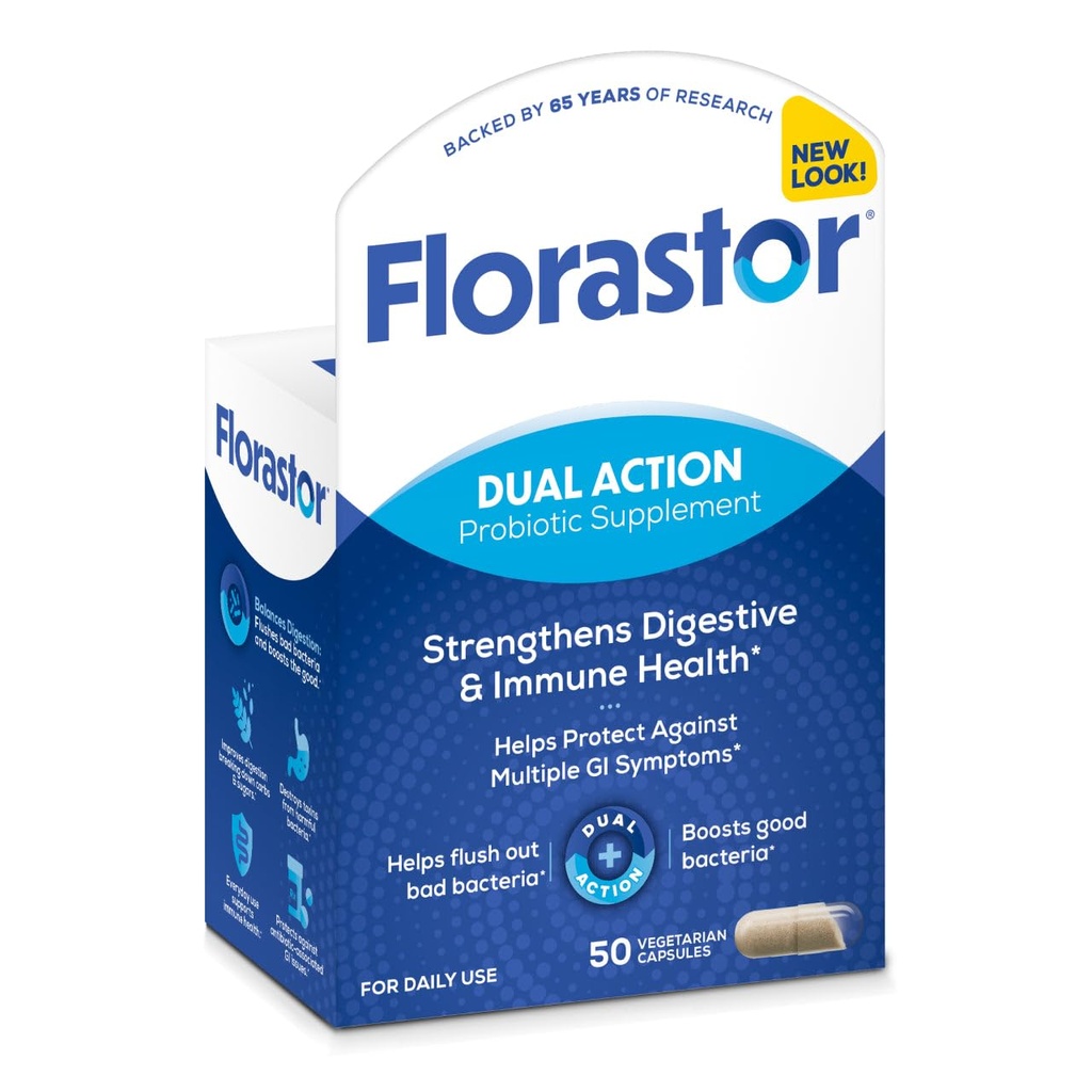 Florastor®デュアルアクションプロバイオティックサプリメント