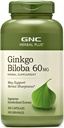 GNCの草のプラスのGinkgoのBiloba 60mgの補足、ベジタリアン、サポート精神的な鋭さ、300のサービング