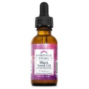 HERITAGE STORE Black Seed Oil w/3% Thymoquinone, Omega 6 9 - Nigella Sativa Liquid Oil, Black Seeds, 関節, 消化と免疫サポート, ビーガン, 60日保証, 30 サーブ, 1 fl oz