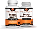 Niacin - ベータSitosterol - Policosanol - 植物ステロール - ニンニク - Cayenneサプリメントプラススーパー抗酸化サプリメント - Goji Berry、Acai Berry、Mangosteen、Resveratrol、Pomegranate&Noni