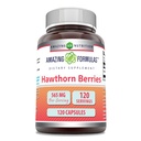 アメイジングフォーミュラ ホーソンベリー サプリメント | 565 Mg / サービング | 120 カプセル | ノンGMO | グルテンフリー | アメリカ製