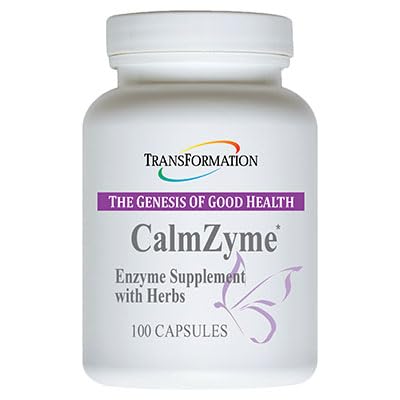 変形 酵素とハーブブレンドの良好な健康酵素CalmZymeサプリメントの創世記、栄養素の消化を最大化し、免疫サポートにおけるエネルギーと援助の生産、100カプセル