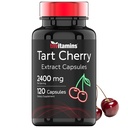 タルト チェリー カプセル(2400 MG - 120 カウント) | モンモーテンシー チェリー エキス | 抗酸化剤、アントシアニン、および フィトヌトリエントを提供 | スリープとその他のためのタルト チェリー! | 米国製 GMO ノン GMO!