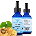 米国で作られたL-テアニン290mg、4 Ozの液体、300のサービングが付いているAbsonutrix GABA、速い吸収、質の有効な原料、非GMOのGMPによって証明される設備、残酷なしプロダクト