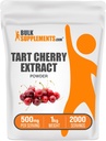 BulkSupplements.comタルトチェリーエキスパウダー - タルトチェリーサプリメント、ハーブサプリメント - 抗酸化物質、グルテンフリー、サービングあたり500mg、5kg(11ポンド)(5パック)