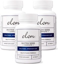 Elonのマトリックス5000の完全なMultivitamin —皮、毛および釘の成長のビタミン–女性及び人の健康な毛の成長のビタミン– 5000McgのBiotinの補足、3のパック(180の日の供給)
