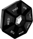 黒い毎日の丸薬の箱- 1日のコンパートメント1時間の7日の旅行丸薬のオルガナイザー