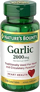 Nature's Bounty Garlic 2000mg、タブレット120 ea(3)のパック