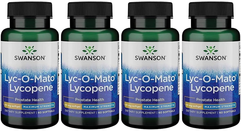 スワンソンスーパーストレッチLYC-O-Mato Lycopene 40ミリグラム60Sgels (4パック)