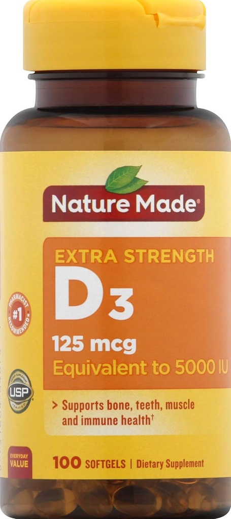 性質はビタミンD3の食事療法の補足のSoftgels、5000 I.Uの100の計算をしました