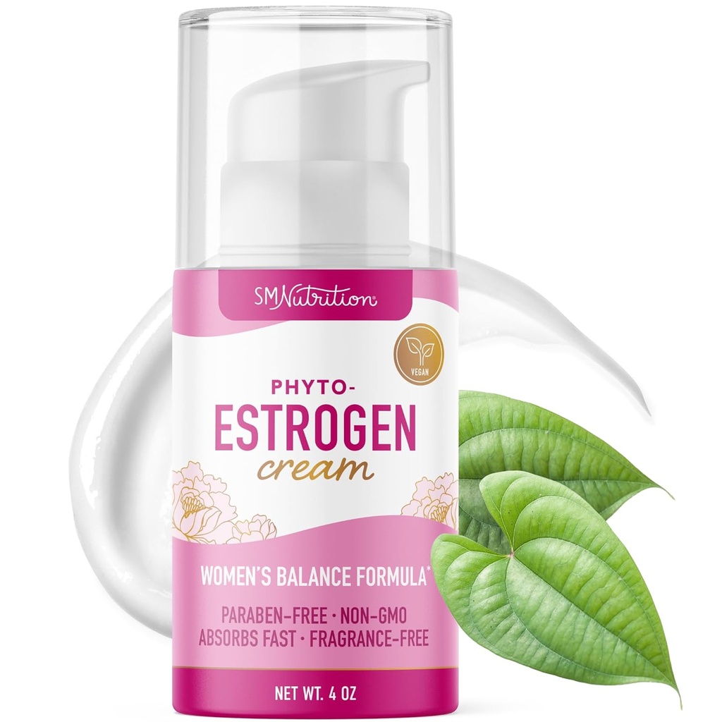 ワイルドヤムと女性のためのフィトエストロゲンクリーム | 植物ベースのホットフラッシュ, 更年期 & 月経周期サポート | ブラックコホッシュ, ドンキア, レッドクローバー | 96 代表給仕 | 4oz ポンプ | 完全菜食主義者の, パラベンフリー