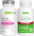 高度の胎児のMultivitamin +高い吸収CoQ10 100mg 120 SoftgelsのIgennusによる妊娠サポート束