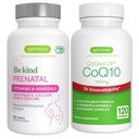 高度の胎児のMultivitamin +高い吸収CoQ10 100mg 120 SoftgelsのIgennusによる妊娠サポート束