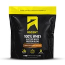 アスセント100%のWheyの蛋白質の粉-ポストのワークアウトのWhey蛋白質の隔離剤、ゼロ人工的な味及び甘味料、グルテンフリー、5.5g BCAA、2.6gロイシン、精油のアミノ酸、チョコレートピーナツのバター4ポンド