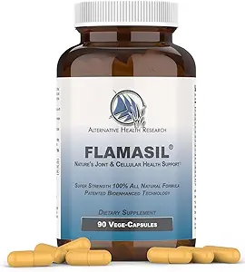 FlamasilTM- ヘルシーなインフルエンザ対応* | 多品種痛みリバイバー*とジョイントエイド | バイオエンハンステッドターメリック、ボスウェリア、レスベラトロール、その他 | 13-in-1 スーパーフード抗酸化剤 | 30日供給