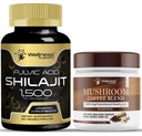 ウェルネスLABSRXシラジットピュアヒマラヤカプセル15,000mg - キノココーヒーブレンド
