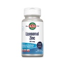KAL Liposomal亜鉛30mg、細胞機能および免疫サポート補足、高められた吸収亜鉛補足、完全菜食主義者のグルテンフリー、大豆は放します、30のサービング、30のVegeCaps