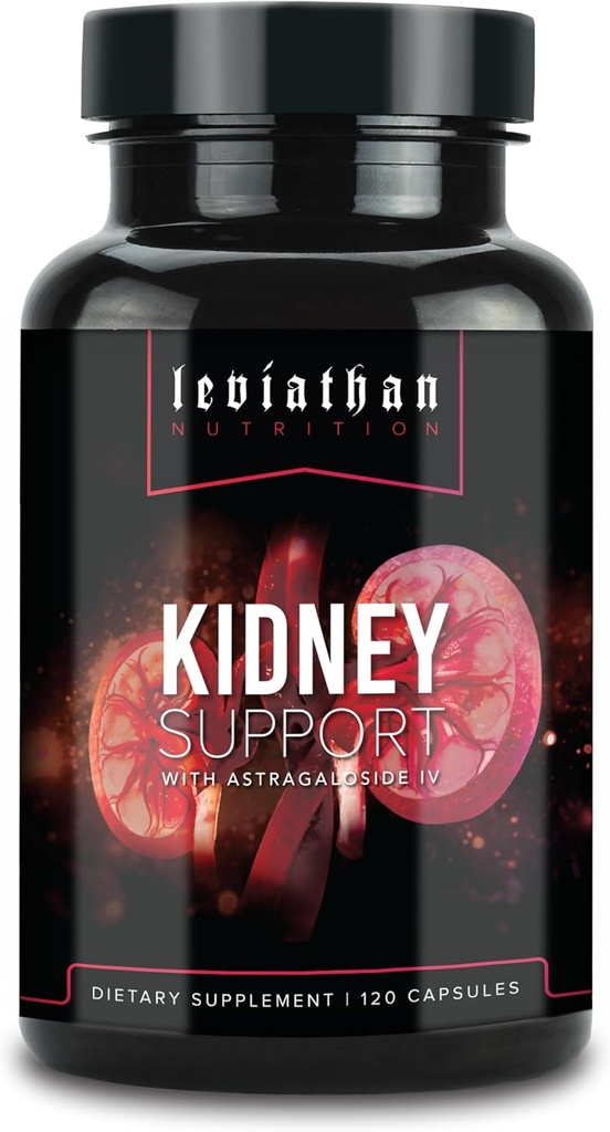 Leviathan Super Kidney Cleanse & Urinary Detoxフォーミュラ | Optimal Kidney Health & Gallbladderフォーミュラ | 完全復元と解毒 - 腎臓の石を管理 | 120 キャップ
